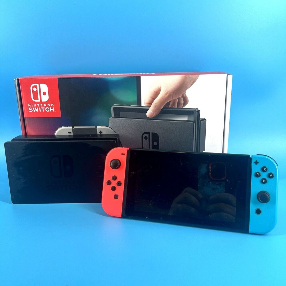 Nintendo Switch 32GB Handheld Console - Neon Red/Neon Blue
